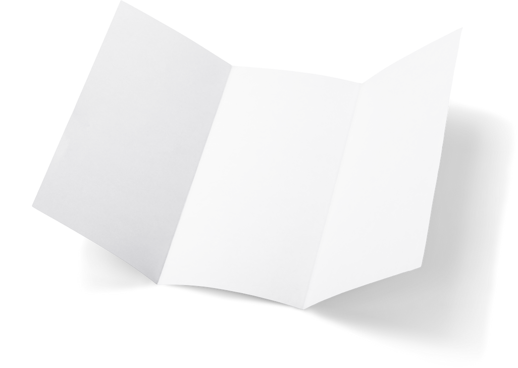 Folded White Paper 